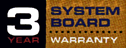 3 Year Warranty